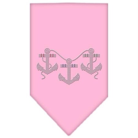 UNCONDITIONAL LOVE Anchors Rhinestone Bandana Light Pink Small UN800988